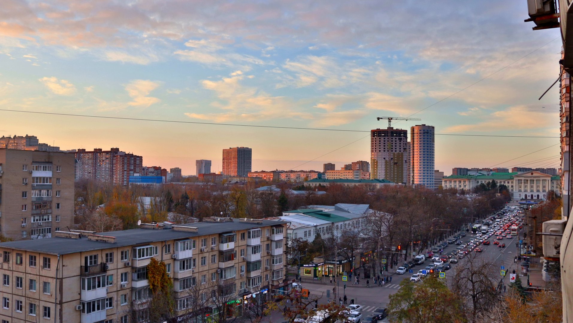 Квартира В центре с видом на город