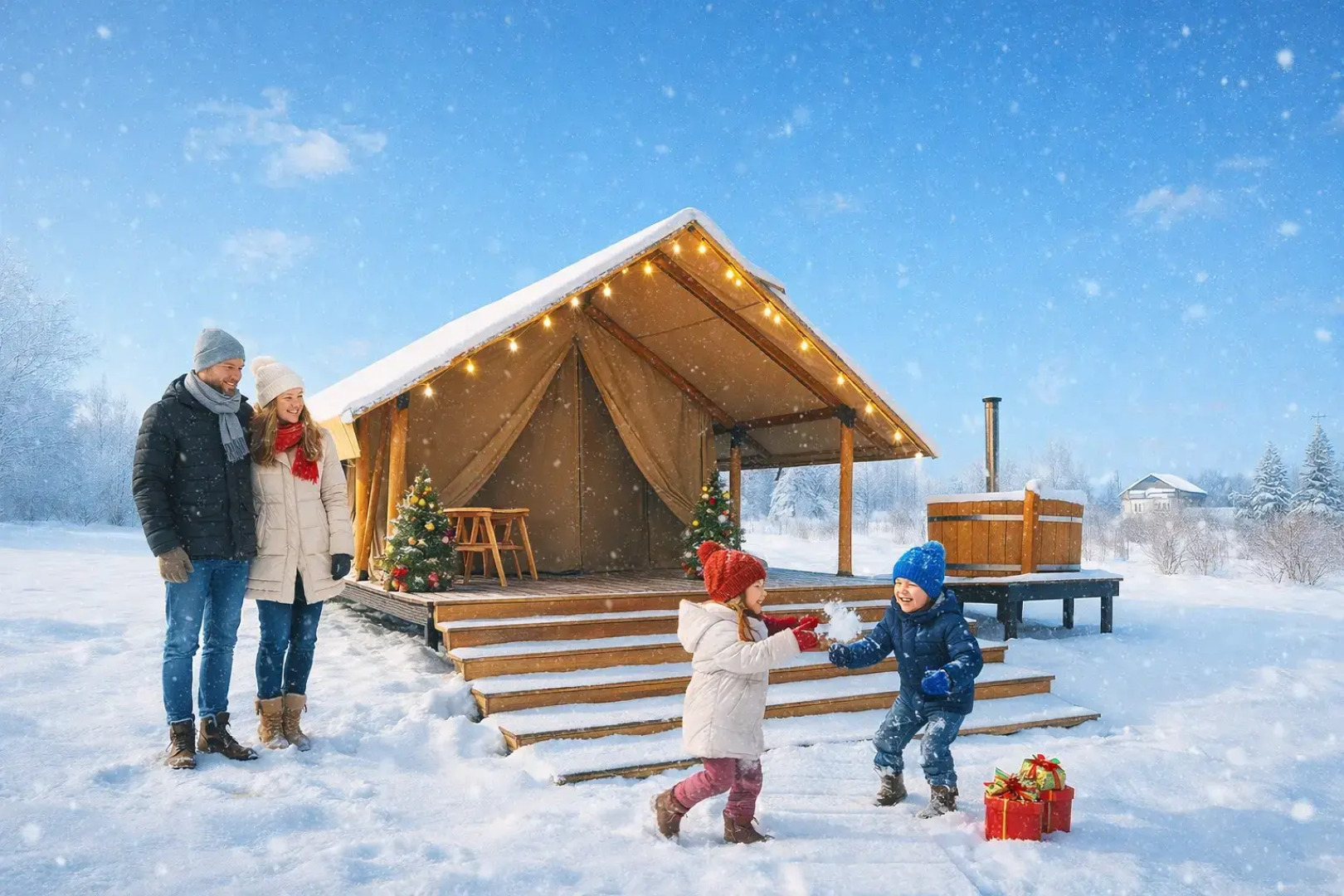 Глэмпинг Носороги