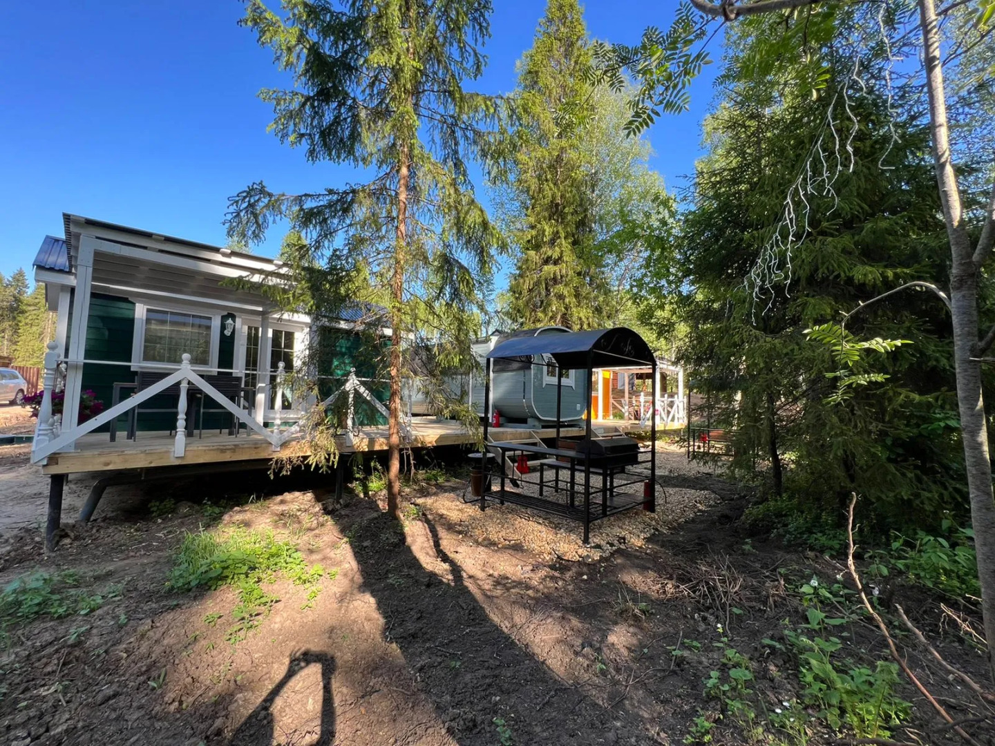 Шале Зеленый домик в лесу на Живописной улице