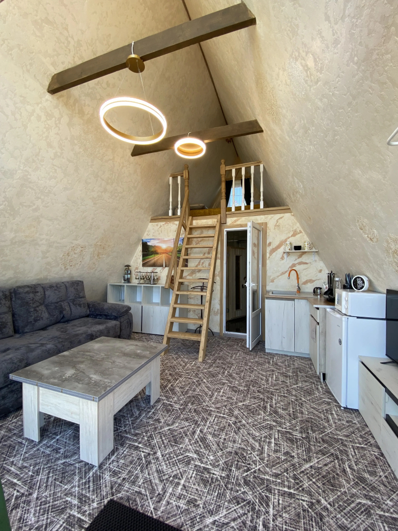 Частный дом Уютный Афрейм с сауной