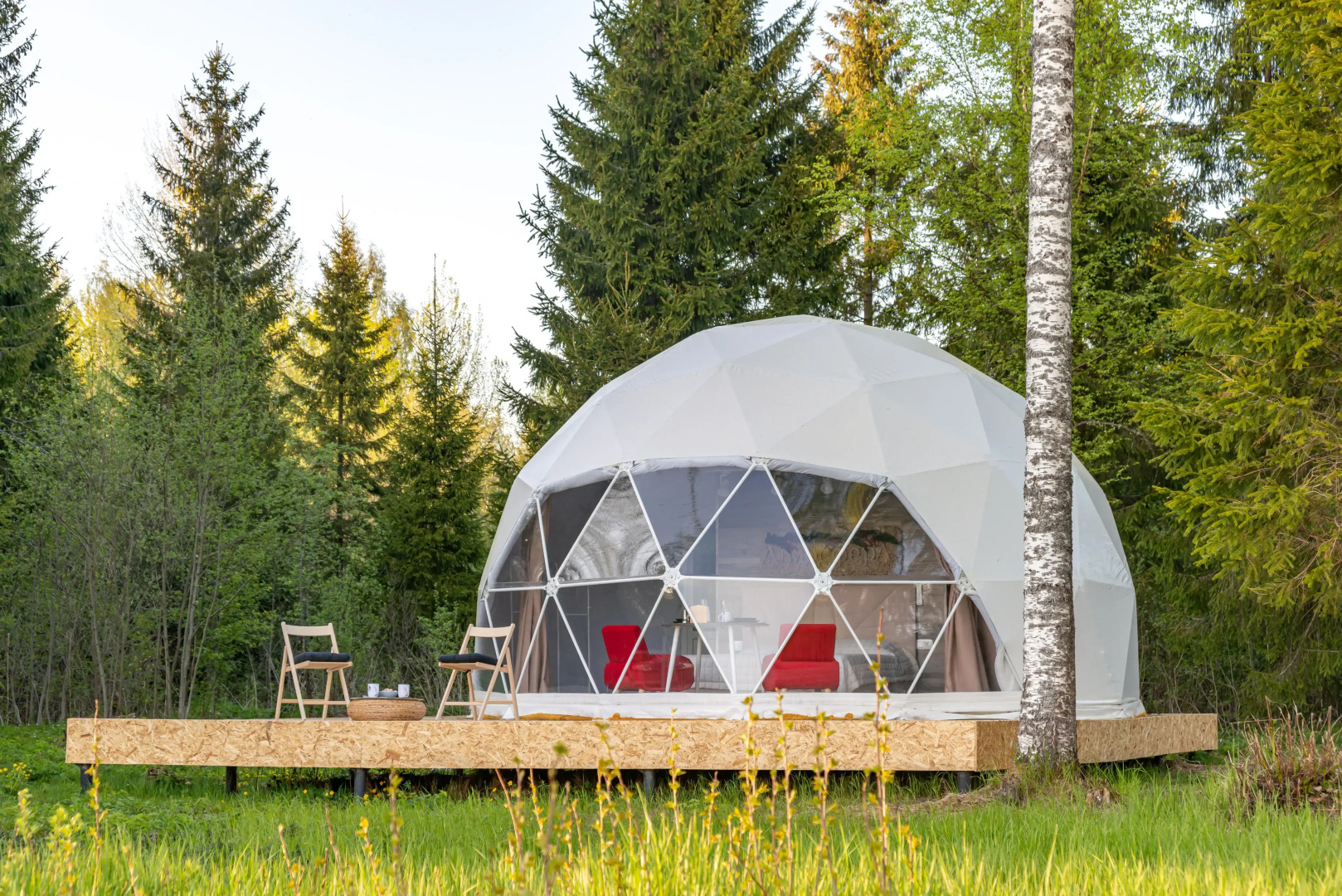 Глэмпинг Атмосфера