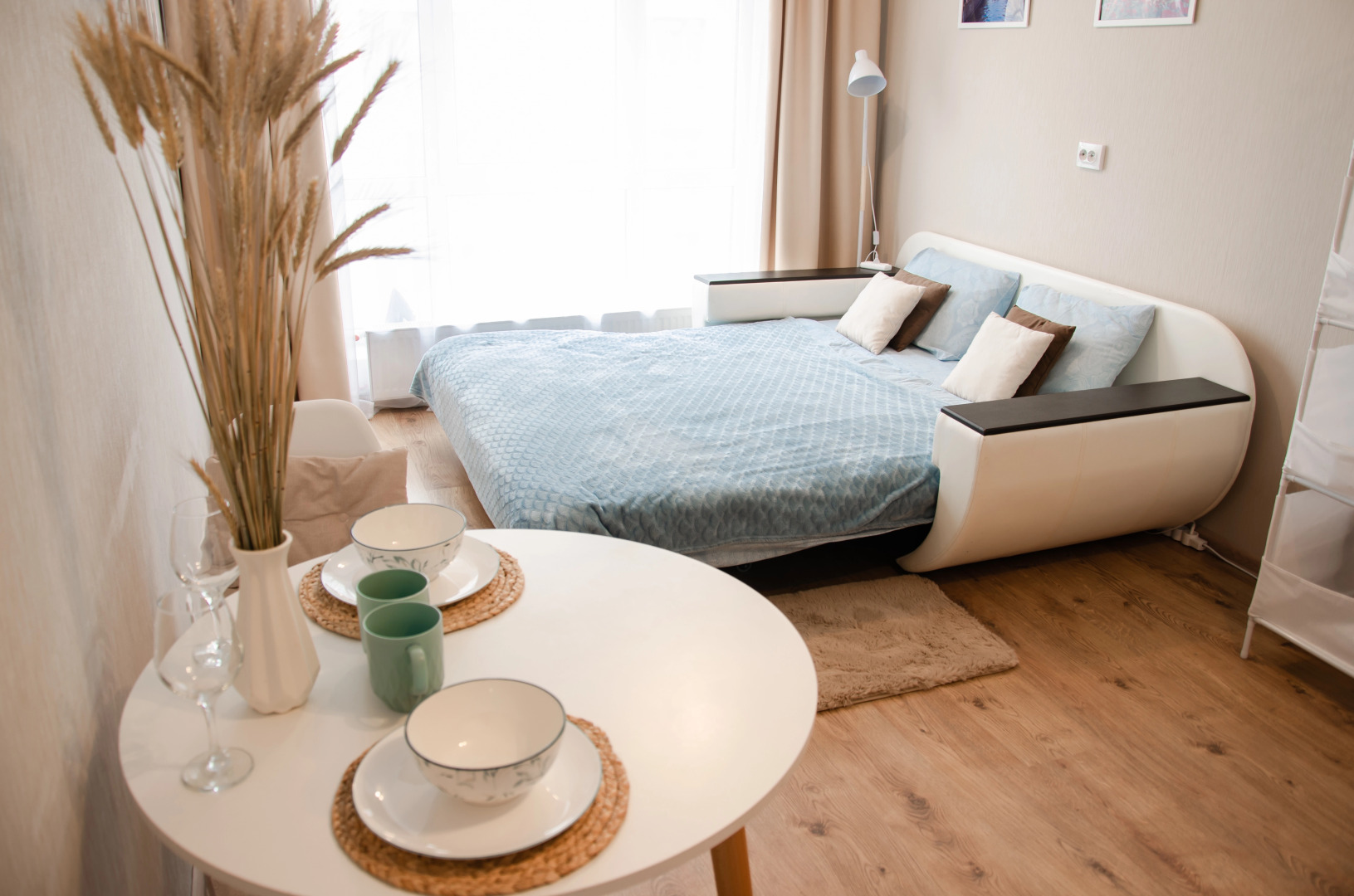 Квартира Уютная Светлая Студия в 8 минутах от метро Парнас