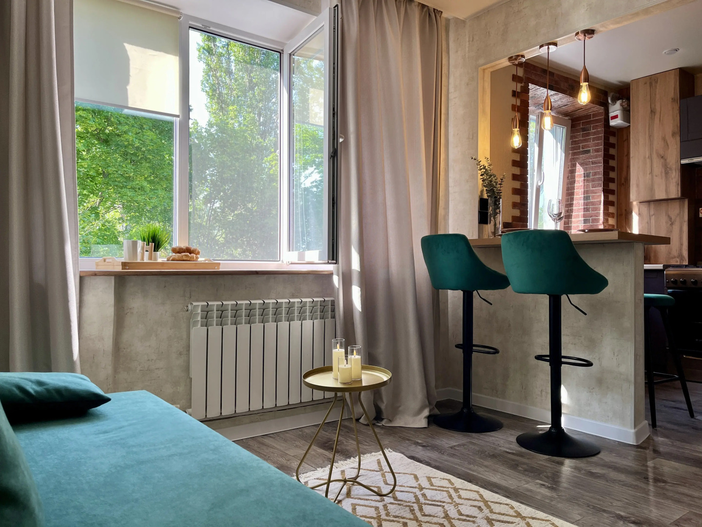 Квартира Студия Бесконтактное заселение Мкр. КПТ Odeyalkin