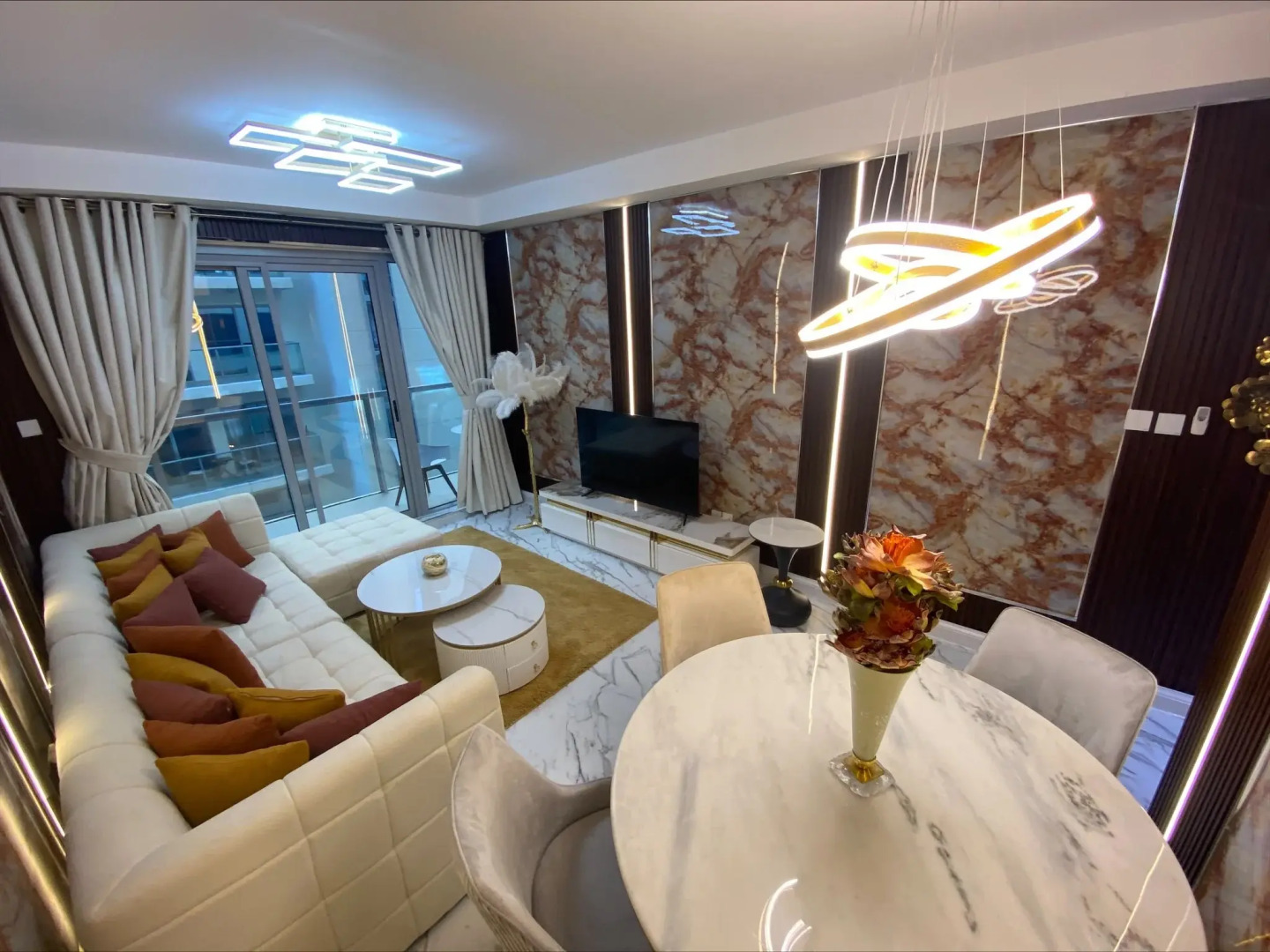 Апартаменты Luxurious Beachfront Marjan Island for Comfortable Stay