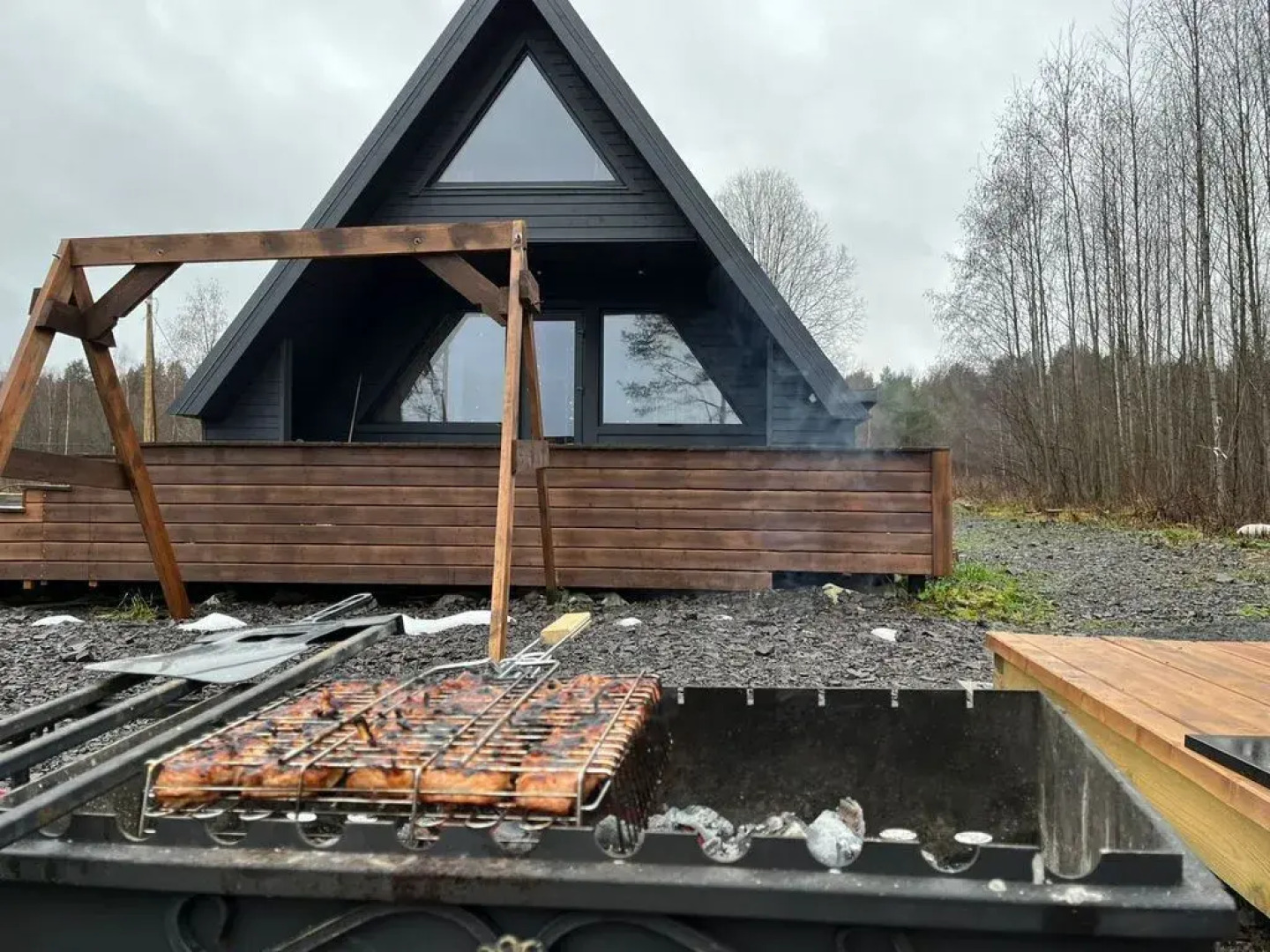 Частный дом на берегу озера Кончезеро