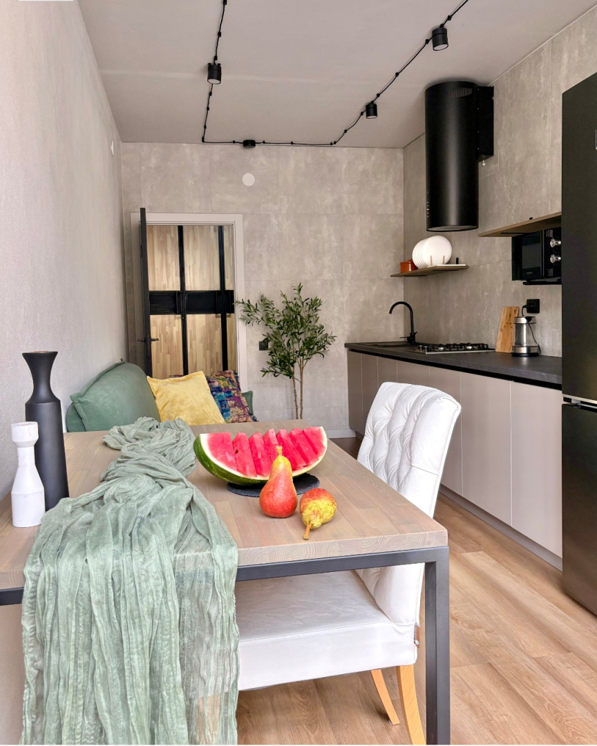 Квартира посуточно на Джигкаева, кровать Queen Size!