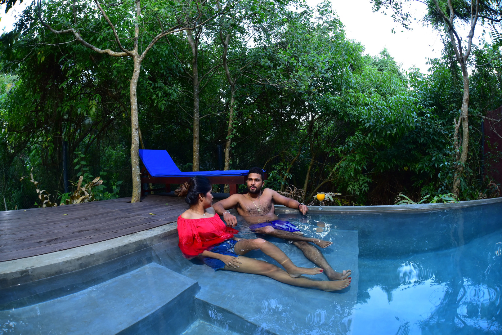 База Отдыха Private Cabana with Pool