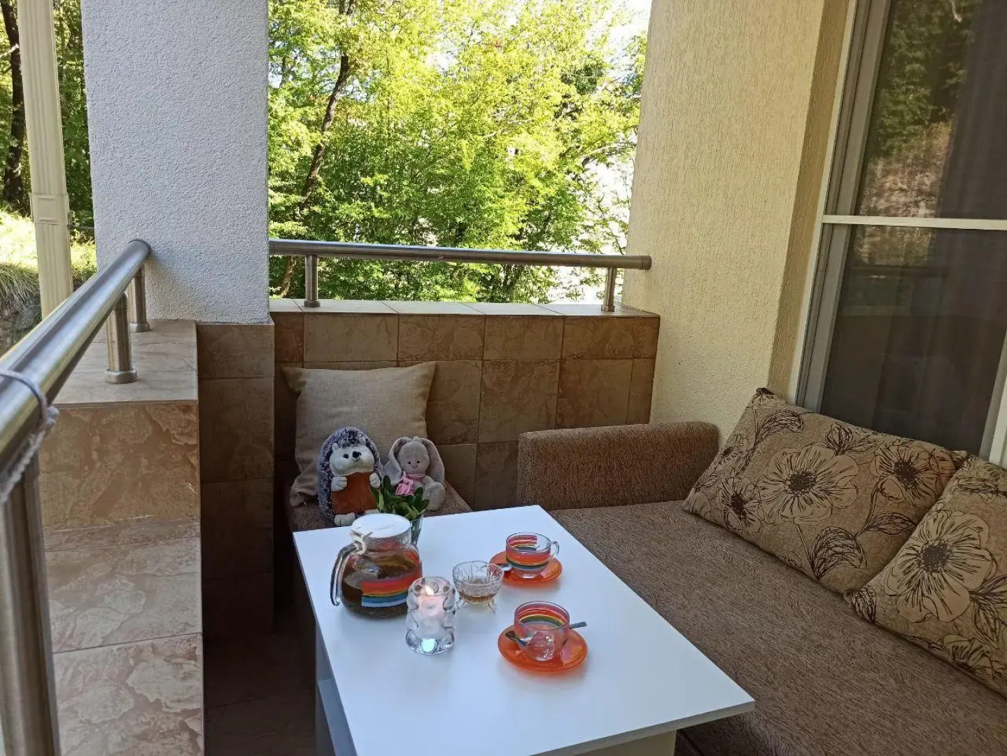 Апартаменты Двухкомнатная квартира в элитном поселке с частным пляжем