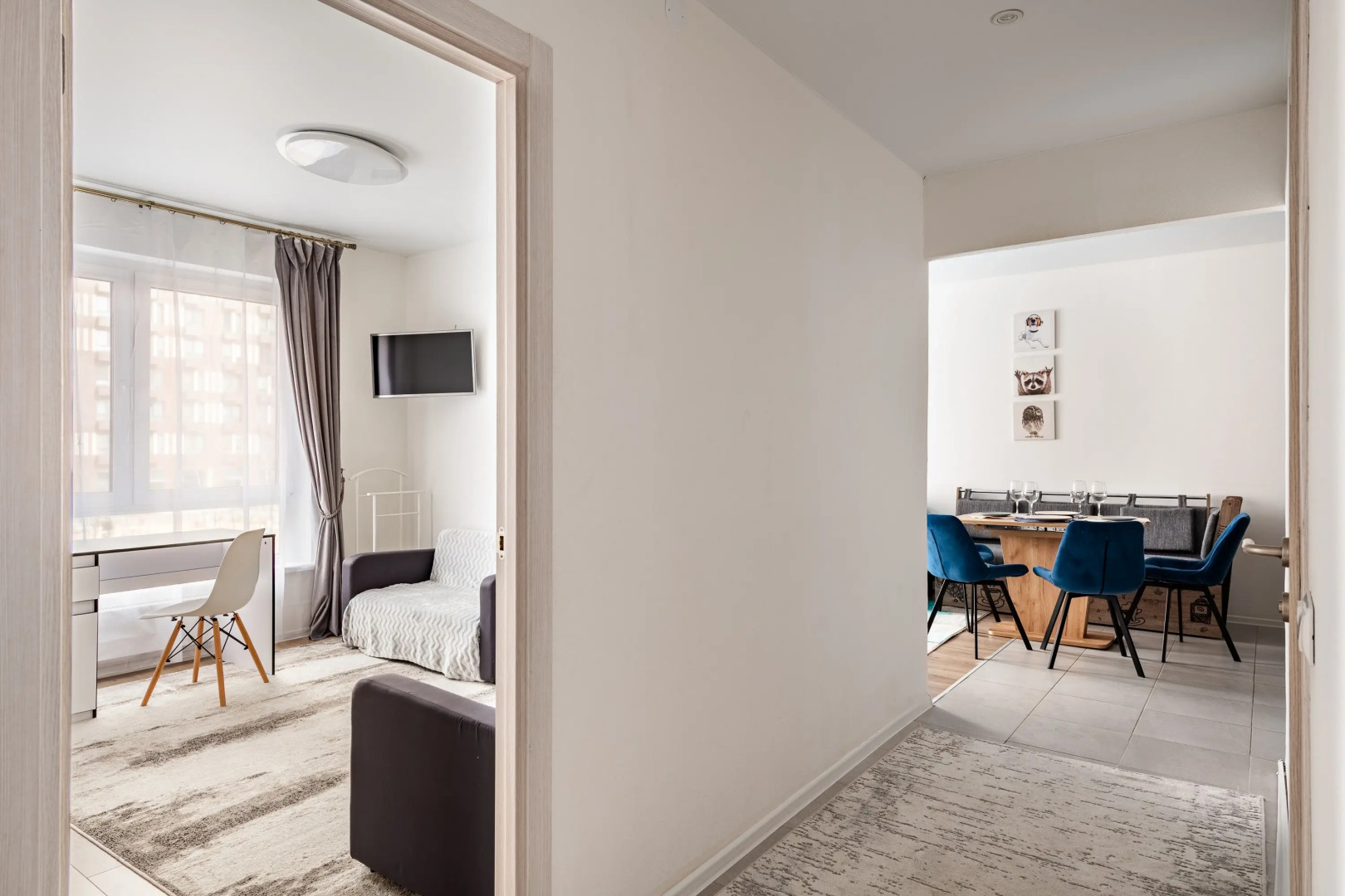 Квартира Большая Белая Кингсайз