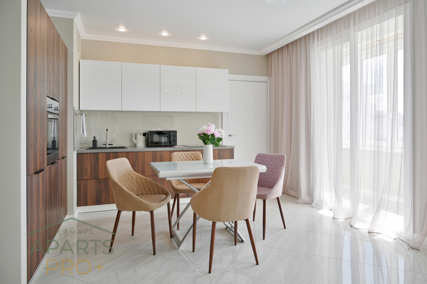 Квартира Aparts Pro Стильная евро 2-ком в центре Самары