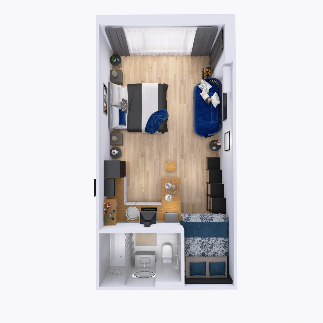 Апартаменты с видом на Москву 3