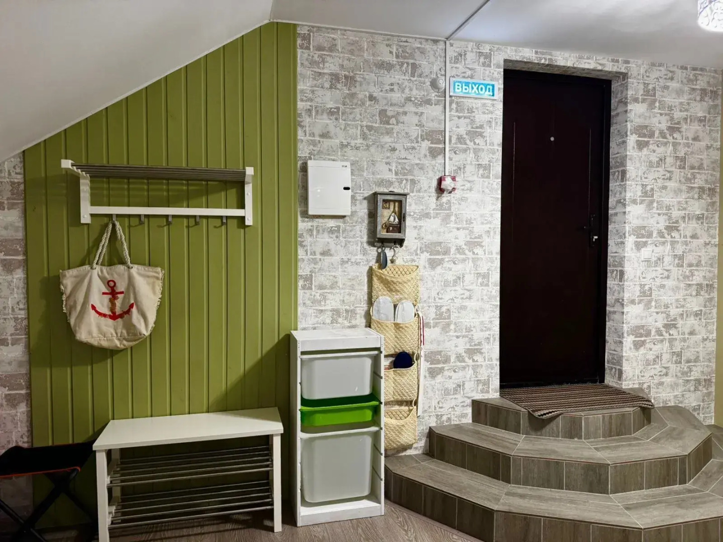 Апартаменты с видом на море, райское место для большой компании