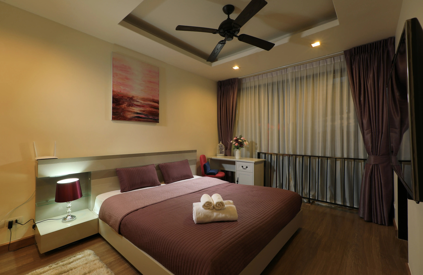 Частный Дом 3-комнатный таунхаус с рабочей зоной и парковкой 10 минут до пляжа Банг ТаоLP-65/131