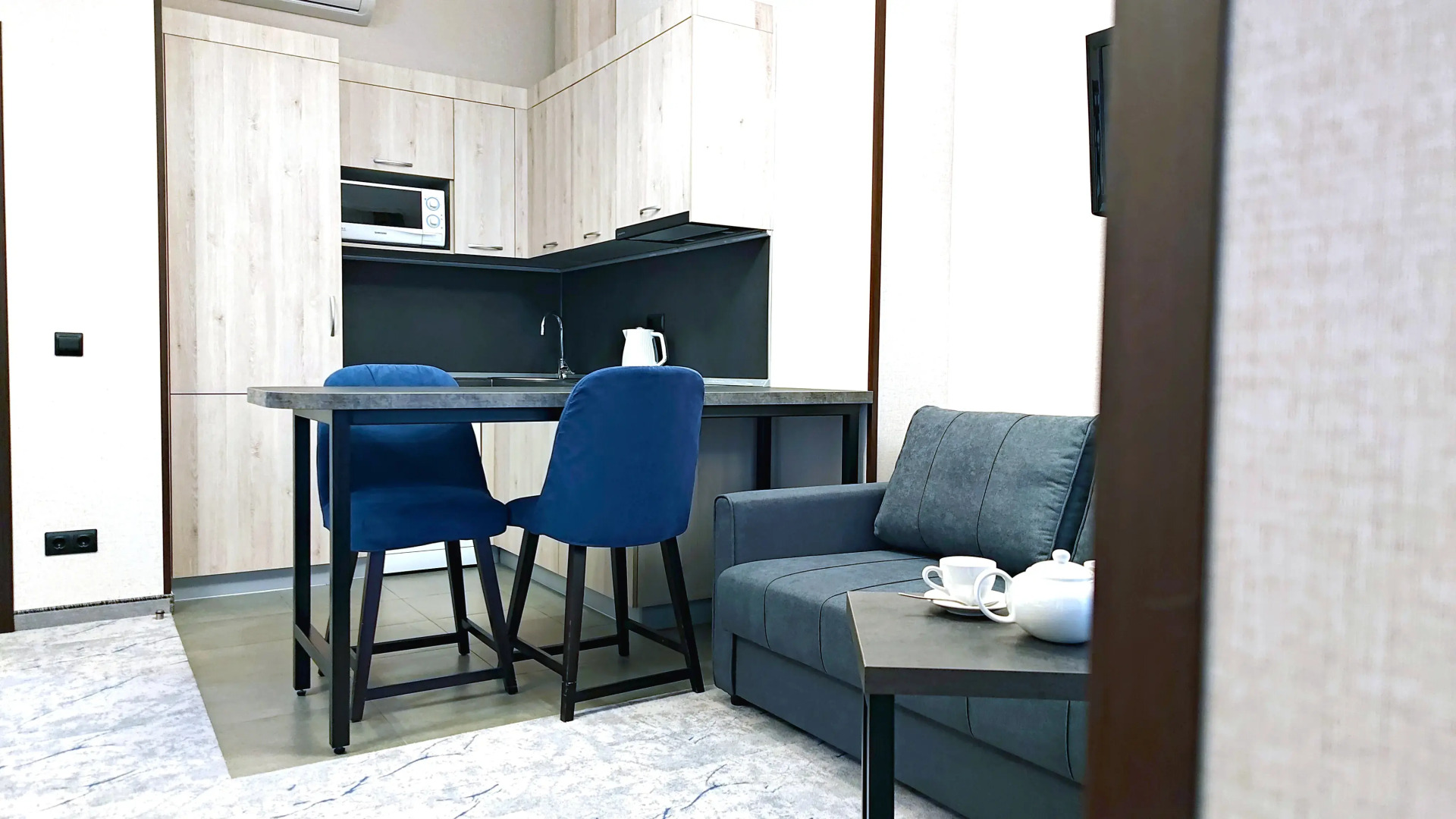 Апартаменты Студия в центре Роза Хутор, жить в горах