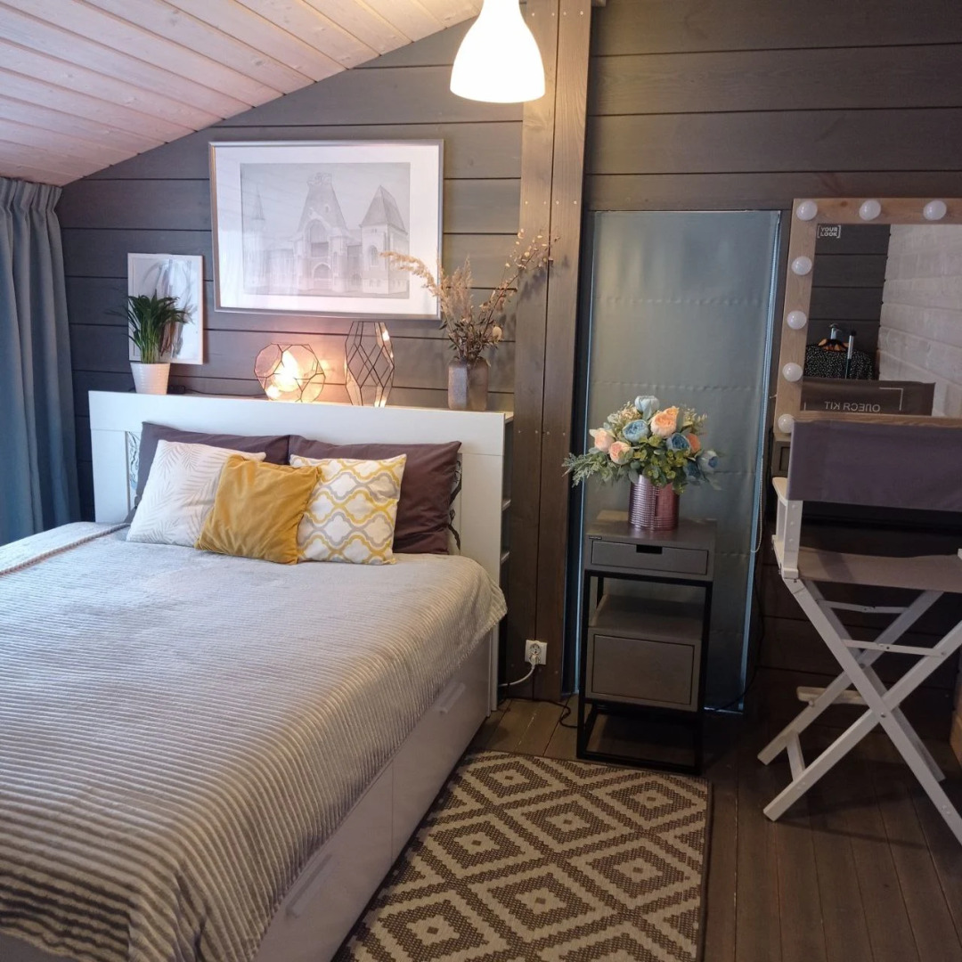 Частный дом Барн с баней и большой игровой зоной