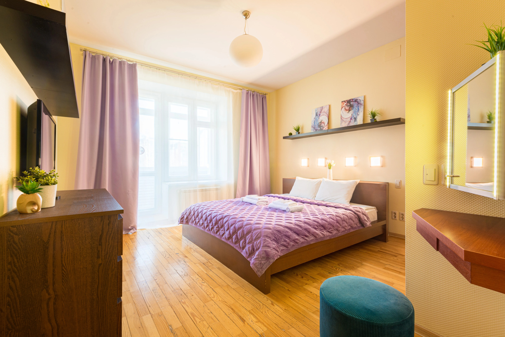 Квартира 2-к просторная в престижном тихом мкр. по Юрьева 8/7 от RentAp, 6 сп.мест