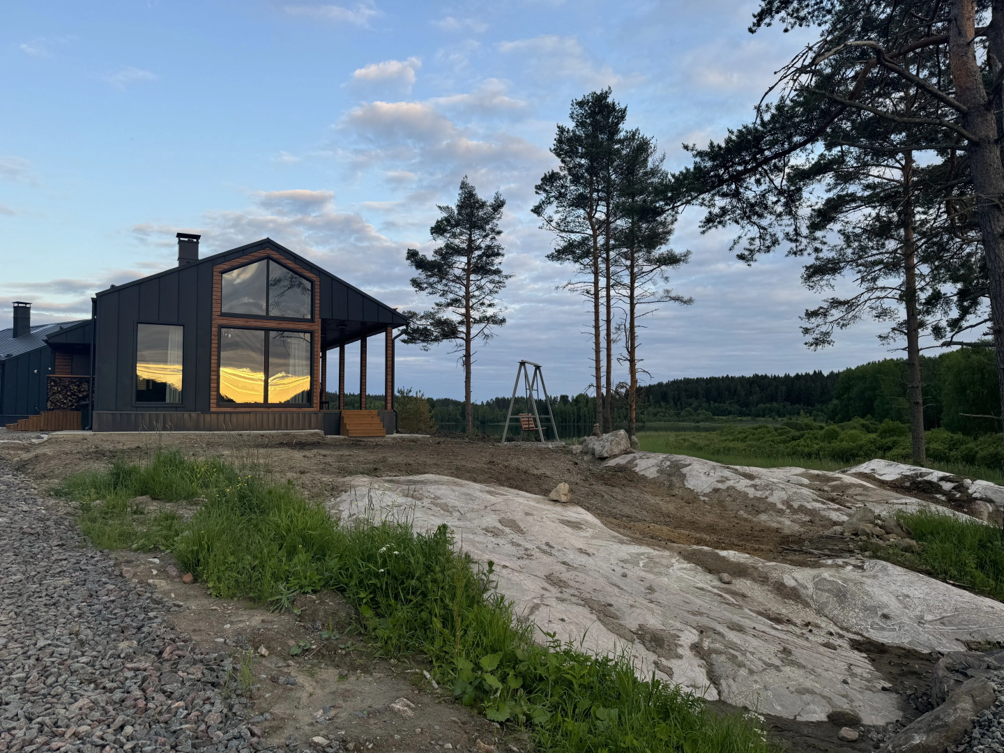 Частный дом Домики Ихоярви на озере (дом 3)