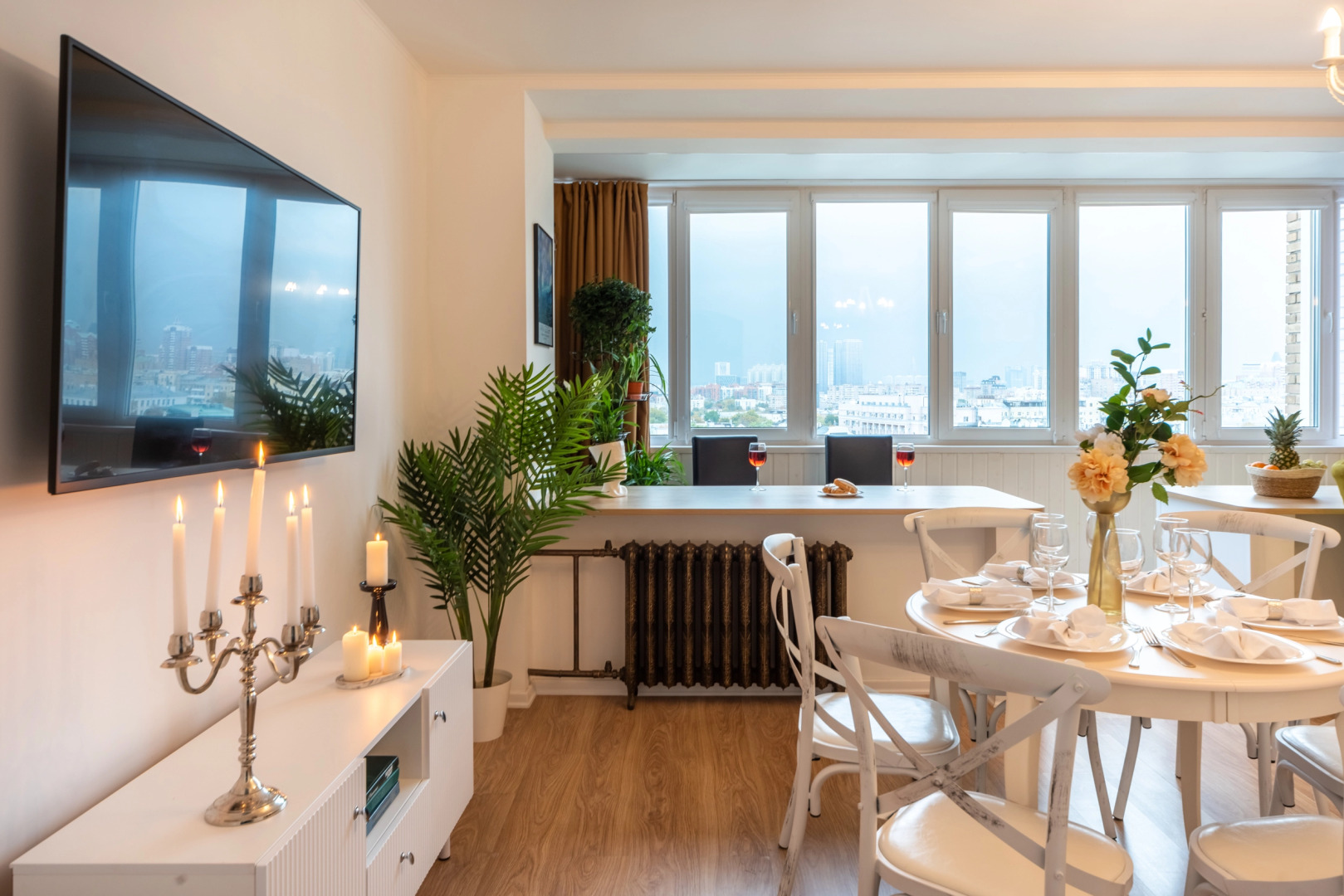 Квартира GM Apartments Четверка с панорамным видом на Москву