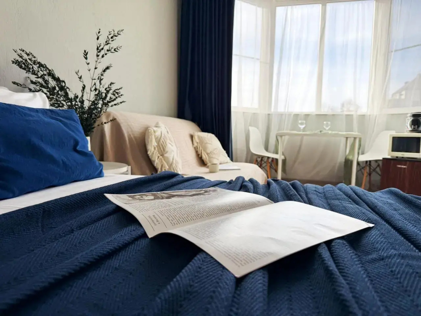 Апартаменты для Четверых с Видом на Море 3 Минуты до Пляжа