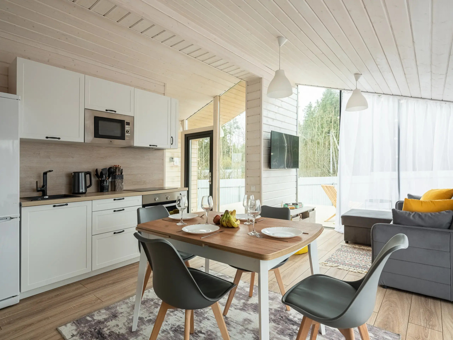 Частный дом с баней и чаном