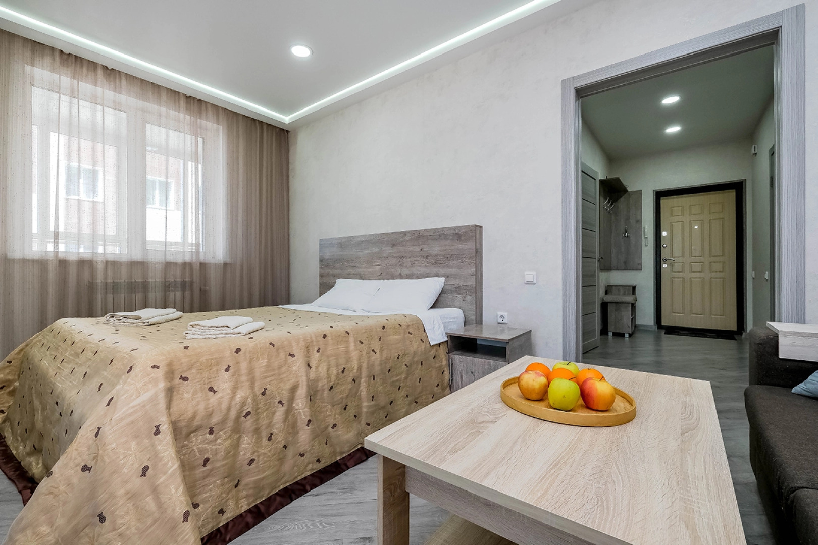 Однокомнатная квартира около жд вокзала на улице Ленина 81