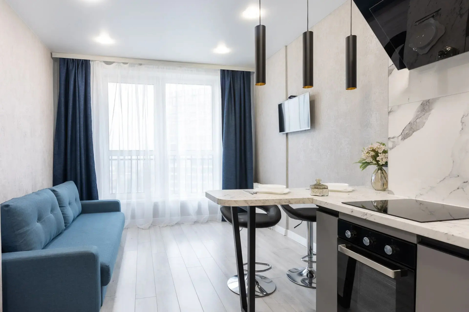 Апартаменты Евродвушка повышенной комфортности в новом районе Minsk World