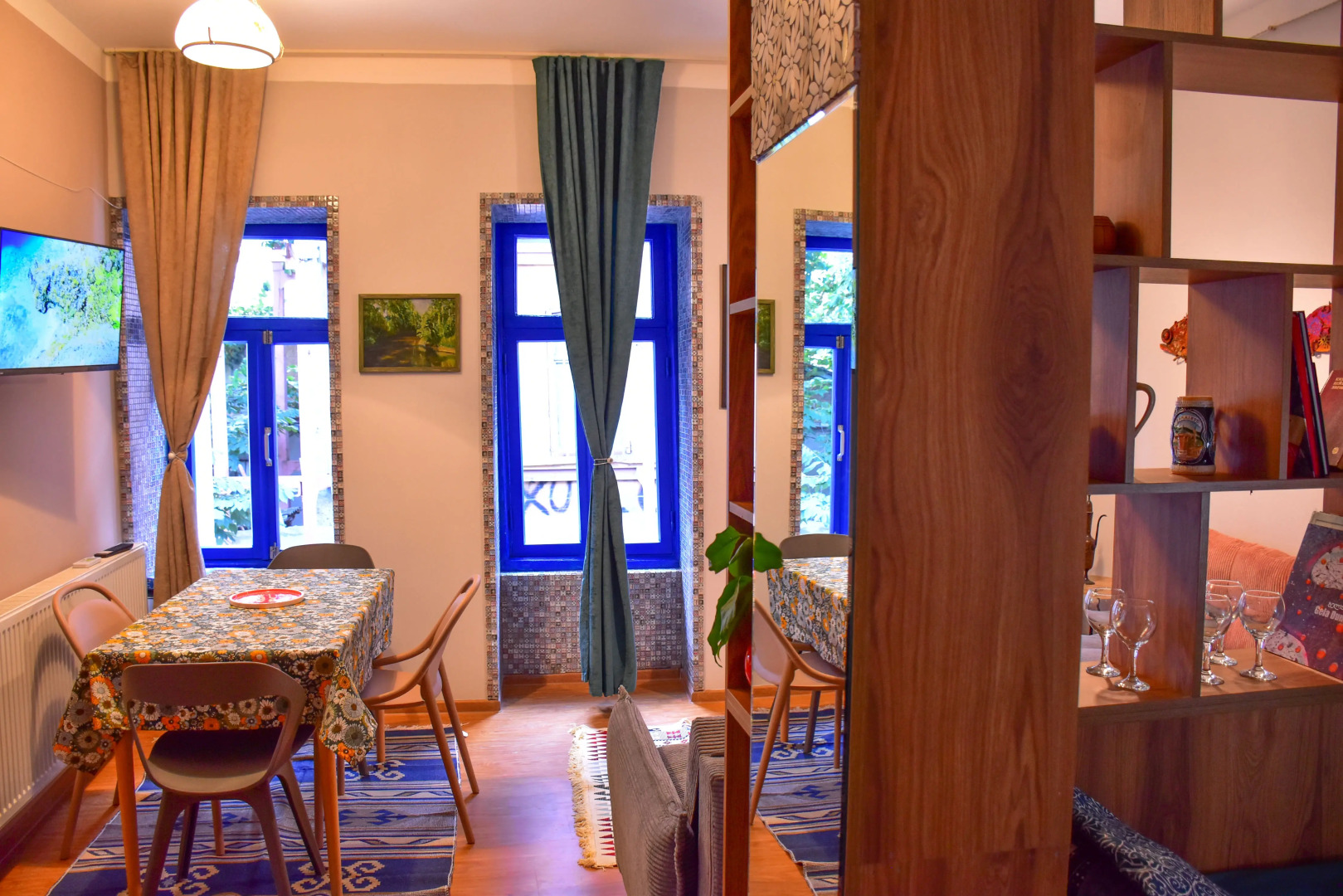 Квартира Дом библиотекаря с балконом