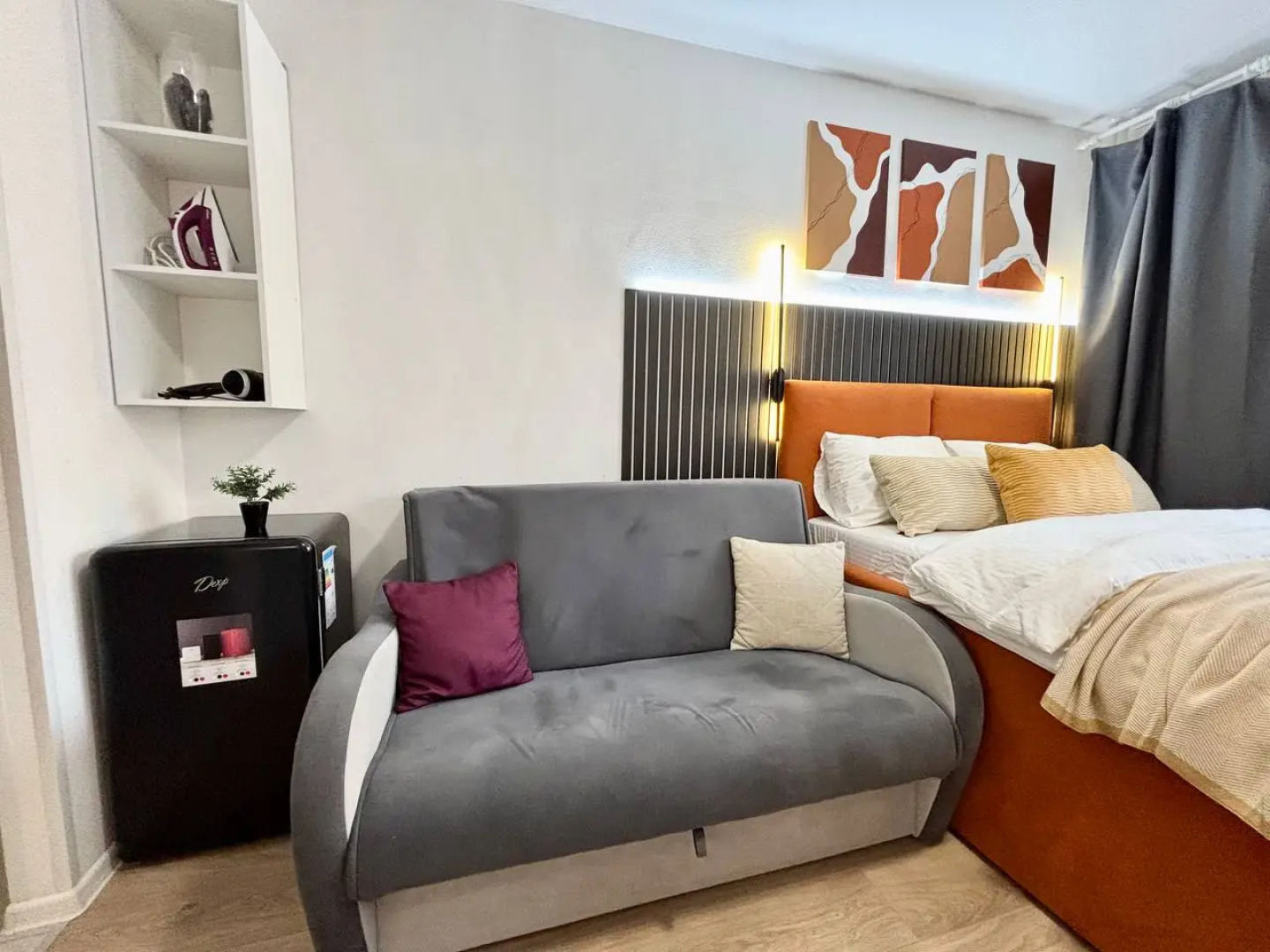 Квартира милая студия для 4х гостей