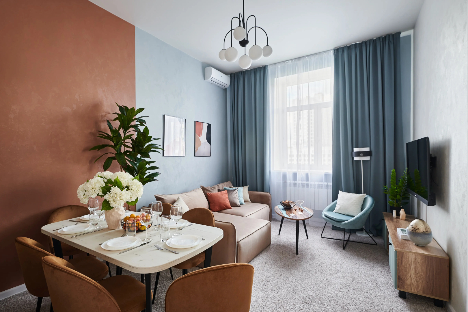 Квартира GM Apartments Тихая и уютная Трехкомнатная на Краснопресненской набережной