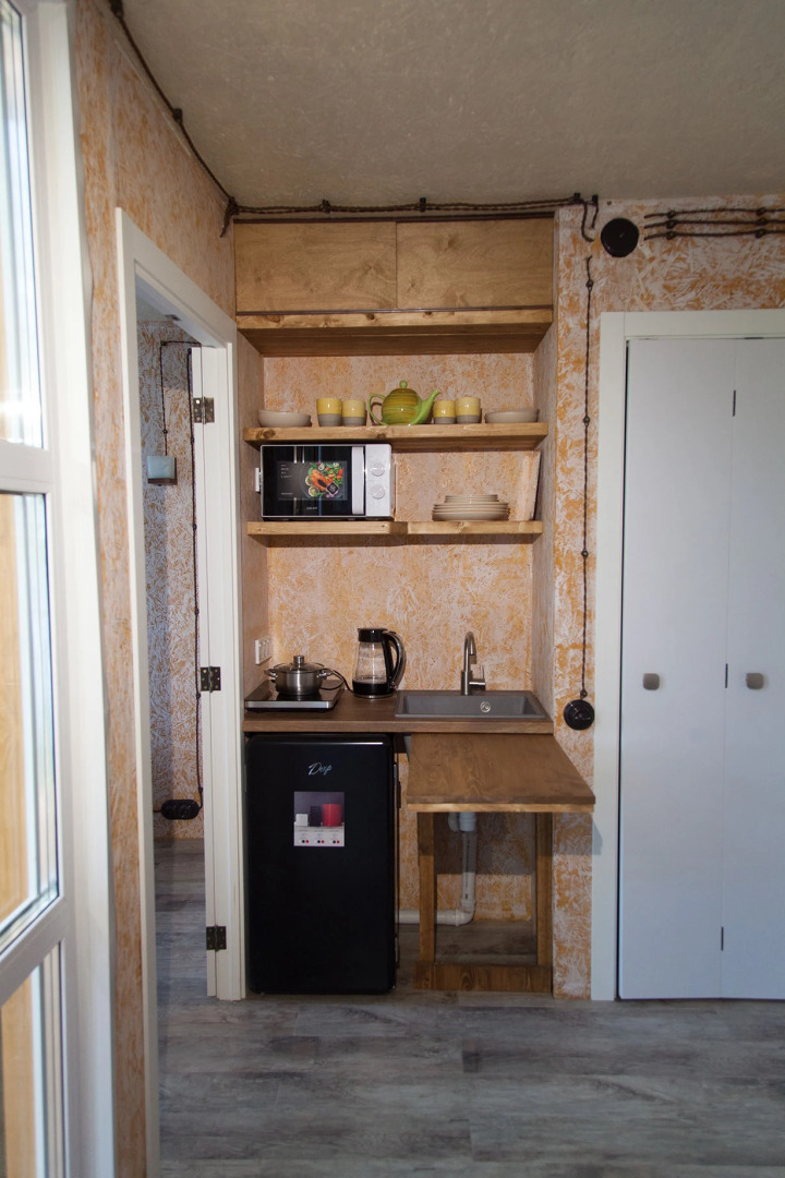 Глэмпинг Лес Река