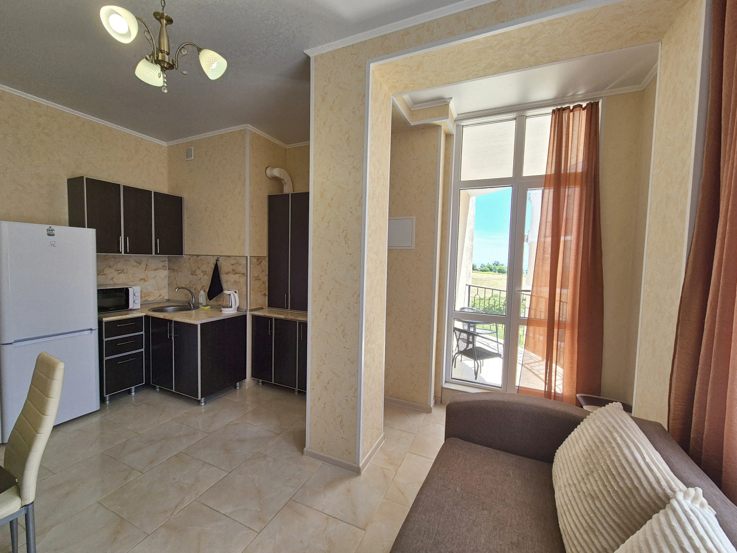 Квартира Уютная недалеко от пляжа Сады морей