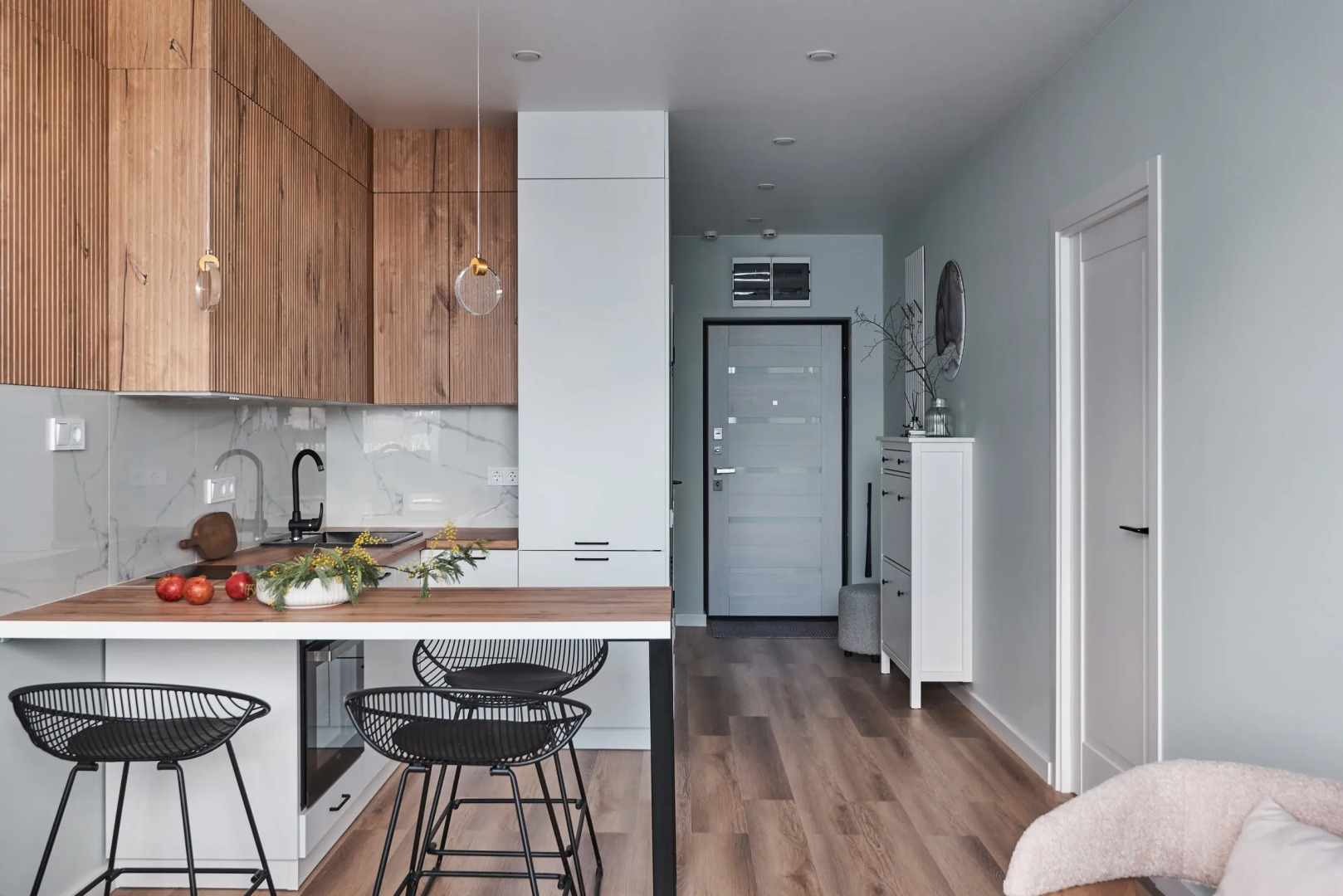 Квартира ЖИВИТЕ У МОРЯ Уютная Евродвушка в премиальном ЖК. Вид на море и горы