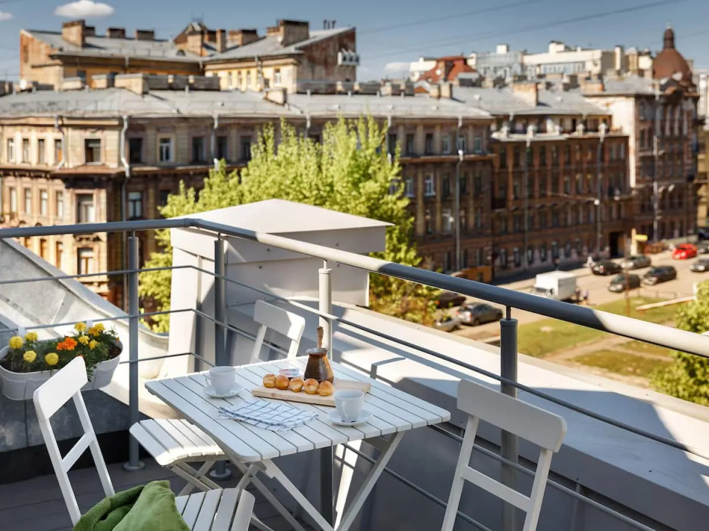 Апартаменты Мансарда с террасой в центре Санкт-Петербурга