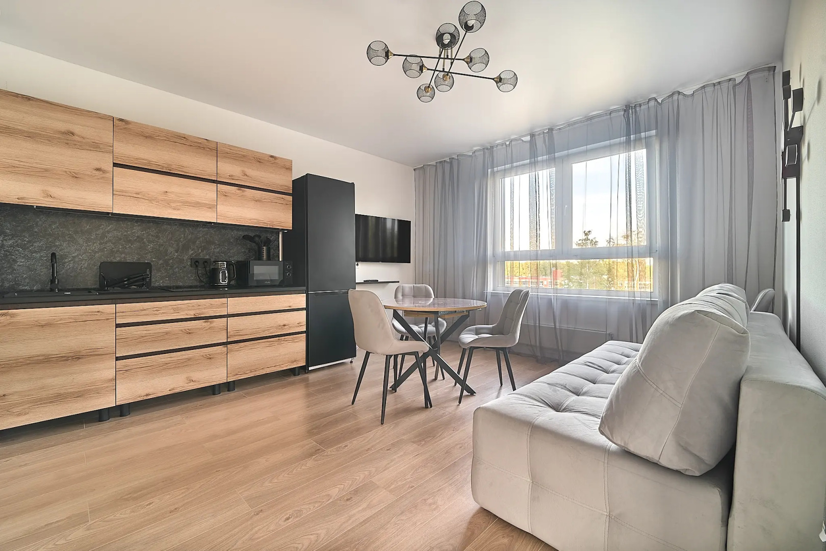 Квартира Уютная двухкомнатная квартира с размещением до 6 гостей