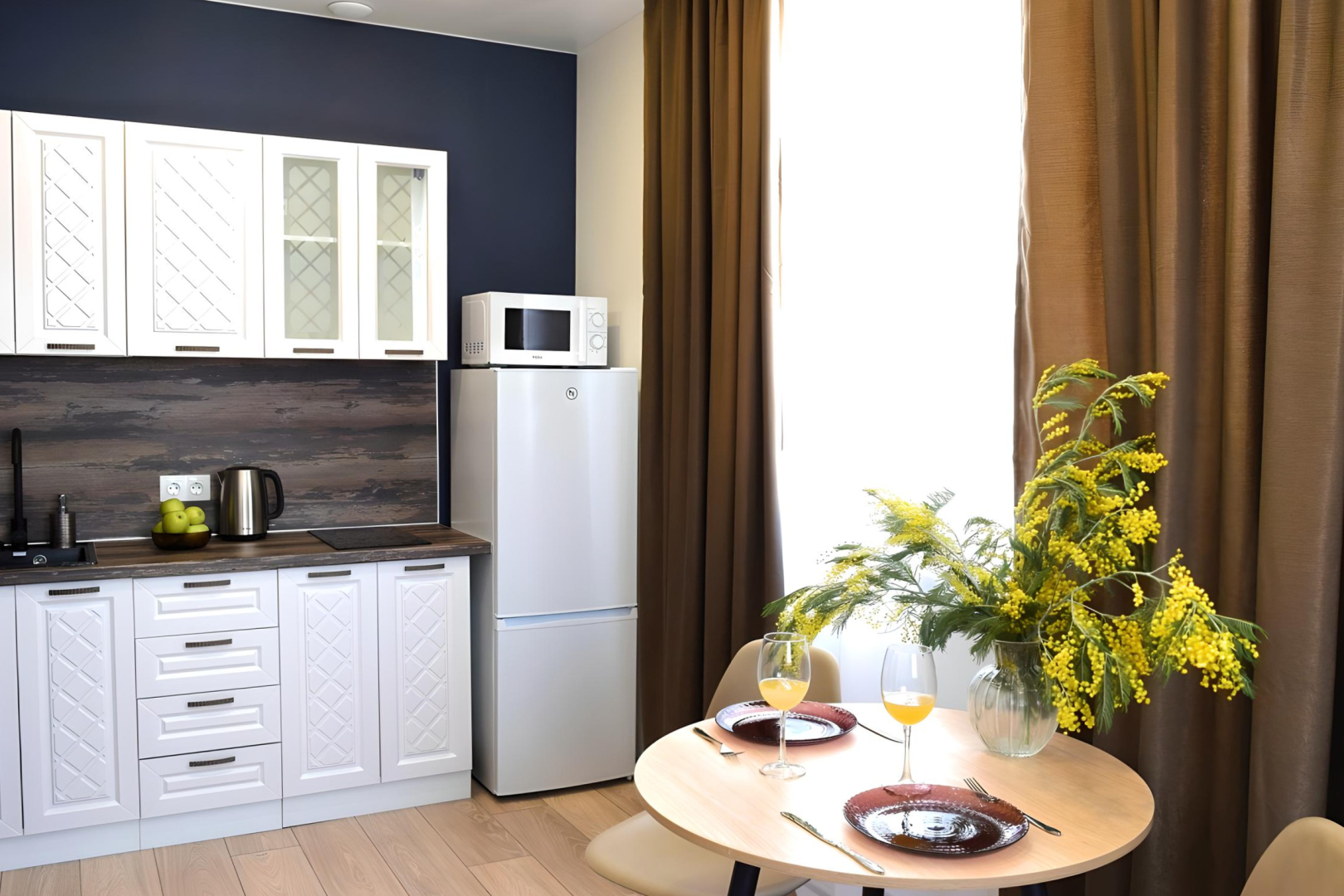 Апартаменты Морент с дизайнерским ремонтом в ЖК Фрукты