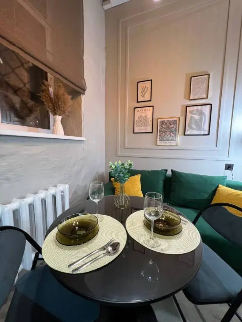 Уютная студия Emerald Forest у метро Электрозаводская