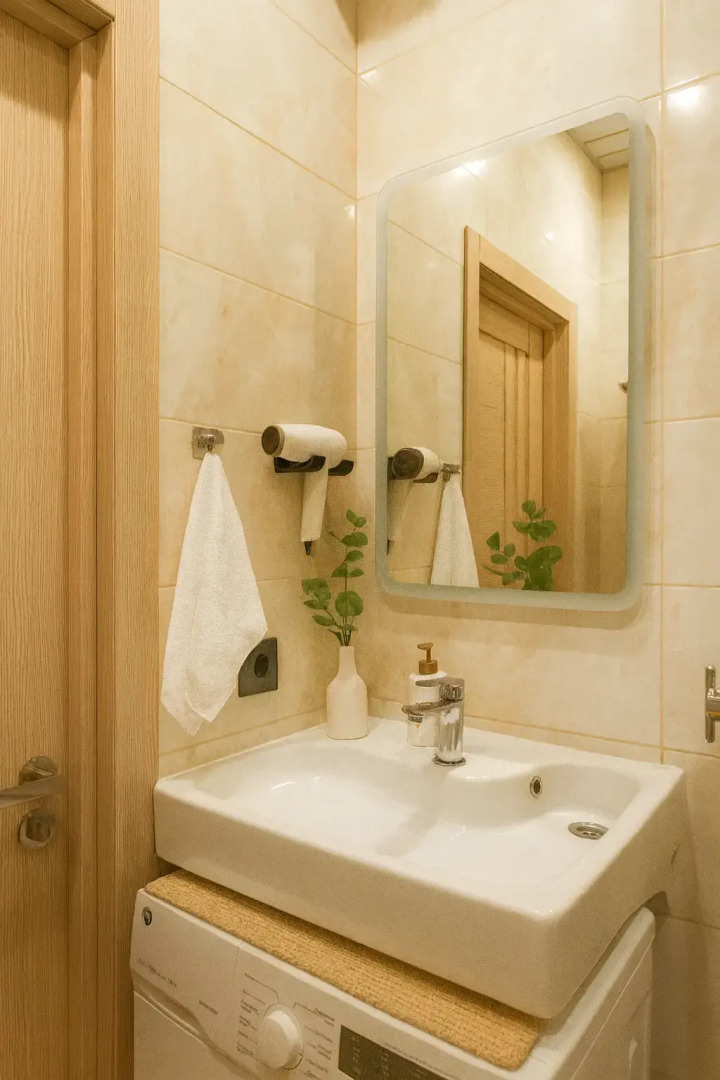 Апартаменты Светлая Студия Рядом с Метро Нижегородская