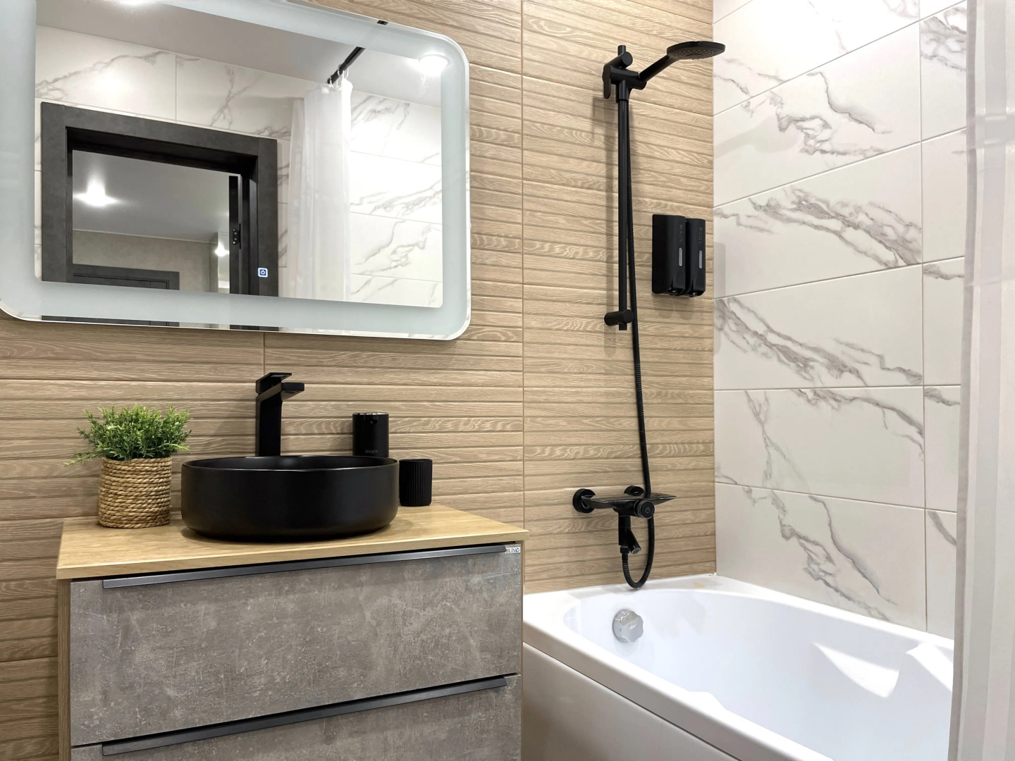 Апартаменты Стильные с Панорамным Видом