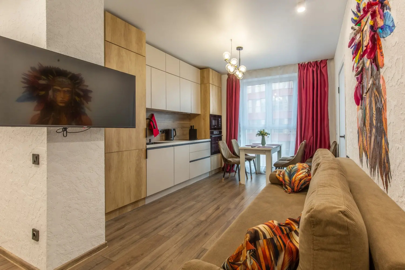 Квартира Стильная до 9 человек в современном ЖК