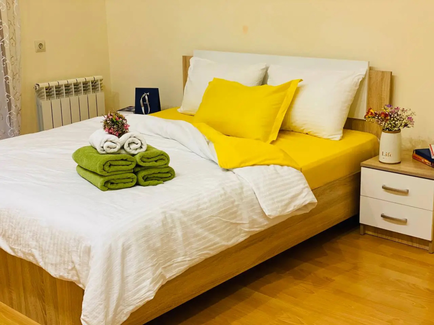 Апартаменты просторные с большим балконом