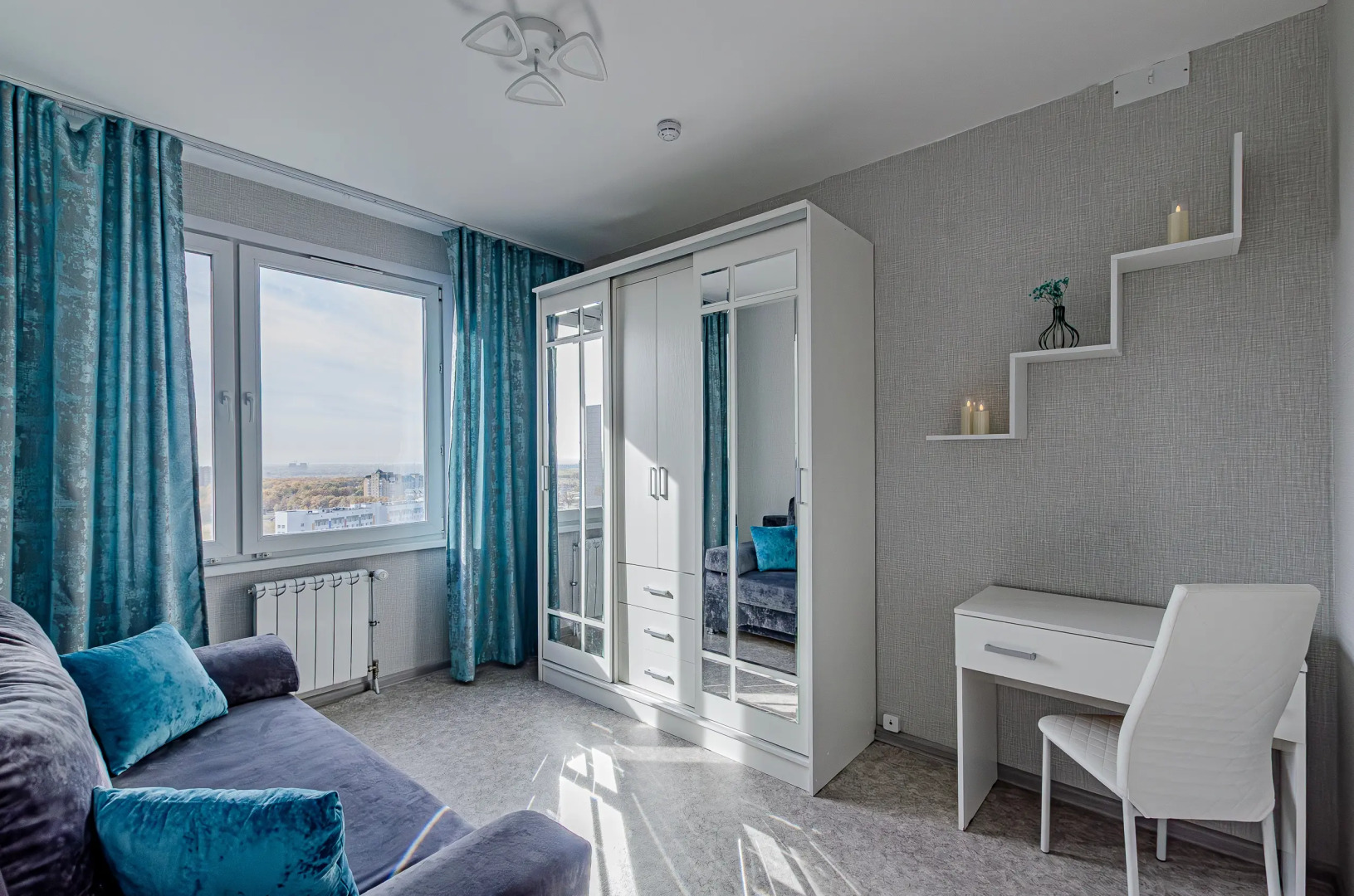 Квартира Уютная квартира в новом современном жилом комплексе