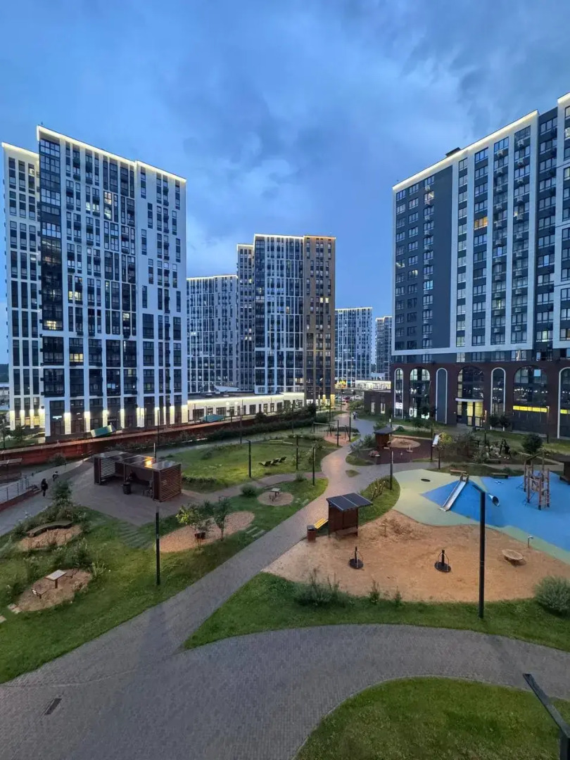 Квартира Евродвушка FamilyStyle в Новом районе Москвы