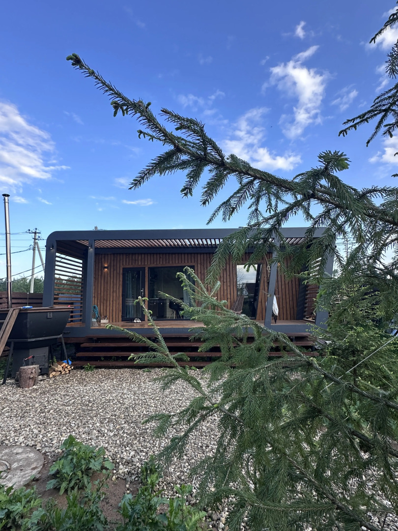 Частный дом Мини-дом с баней и чаном в Истре