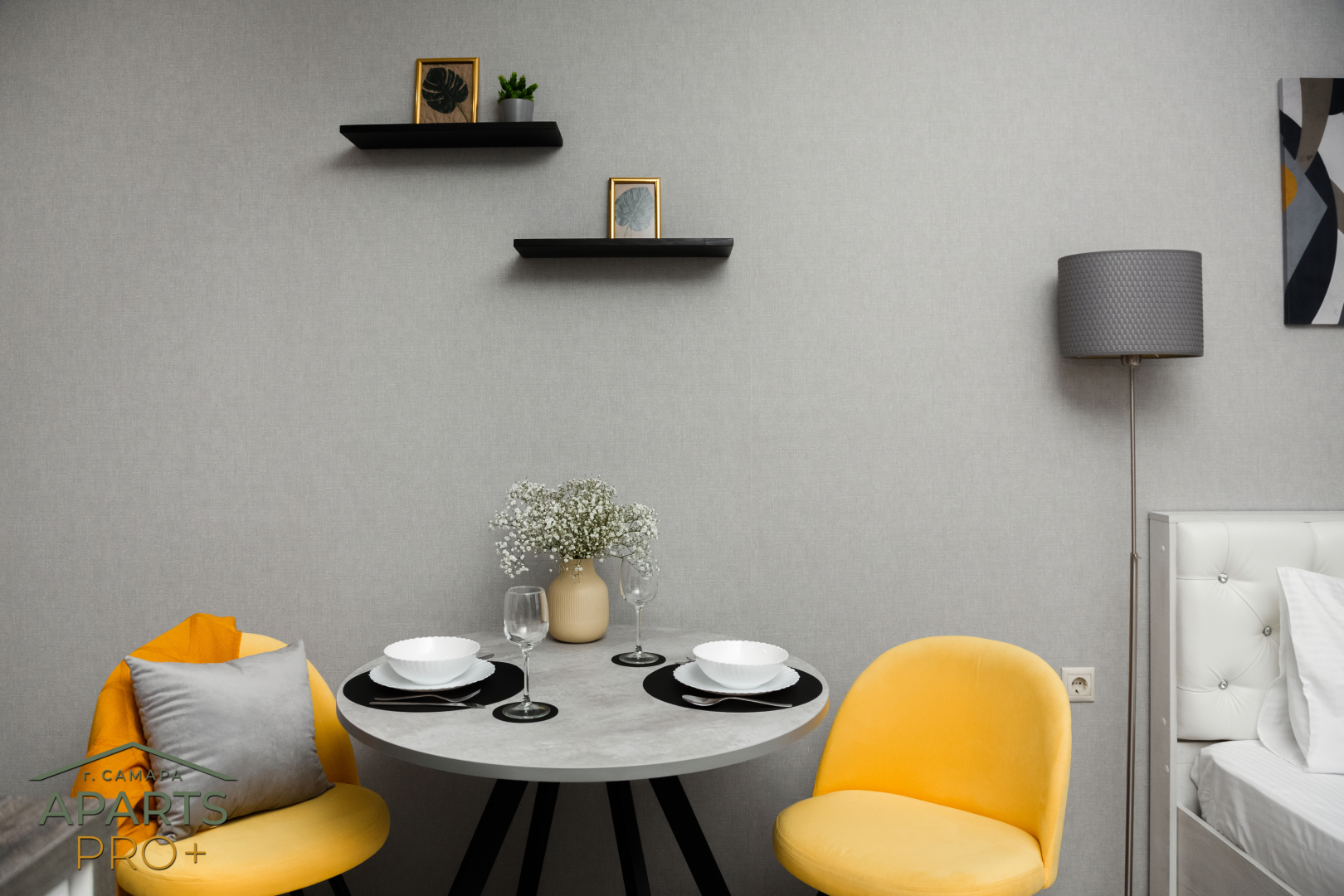 Квартира Aparts Pro Видовая студия с панорамным балконом в ЖК Арго на 22 этаже