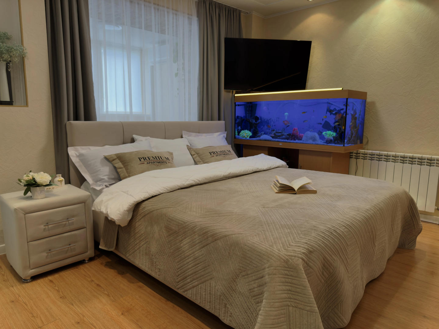 Апартаменты с Аквариумом и видом на Парк