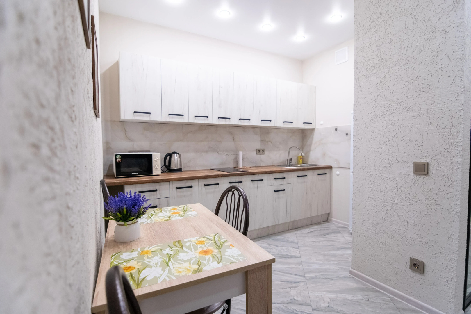 Апартаменты с новым ремонтом на четверых