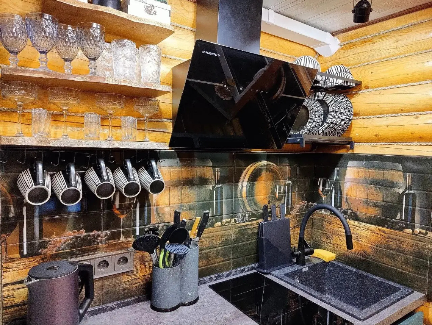 Частный дом Хибины Дача Сруб