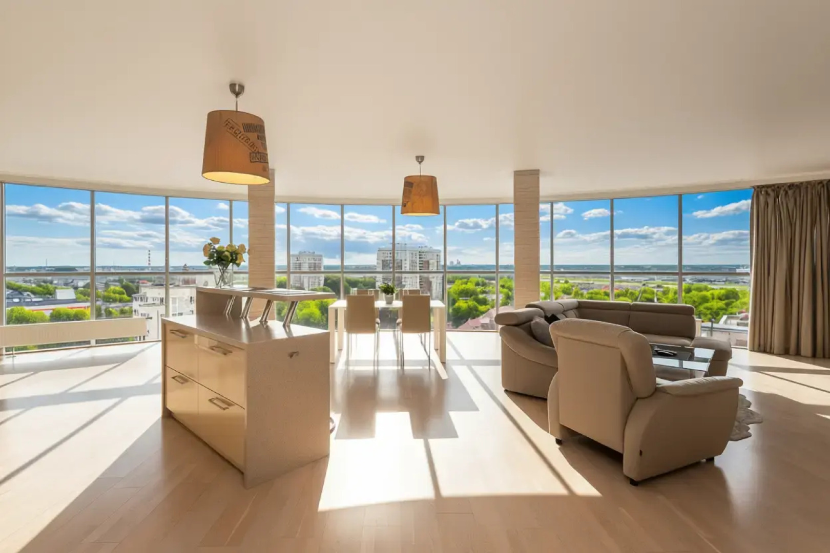 Апартаменты Crown39 - 2к №88: 135 м2, 12 этаж из 21