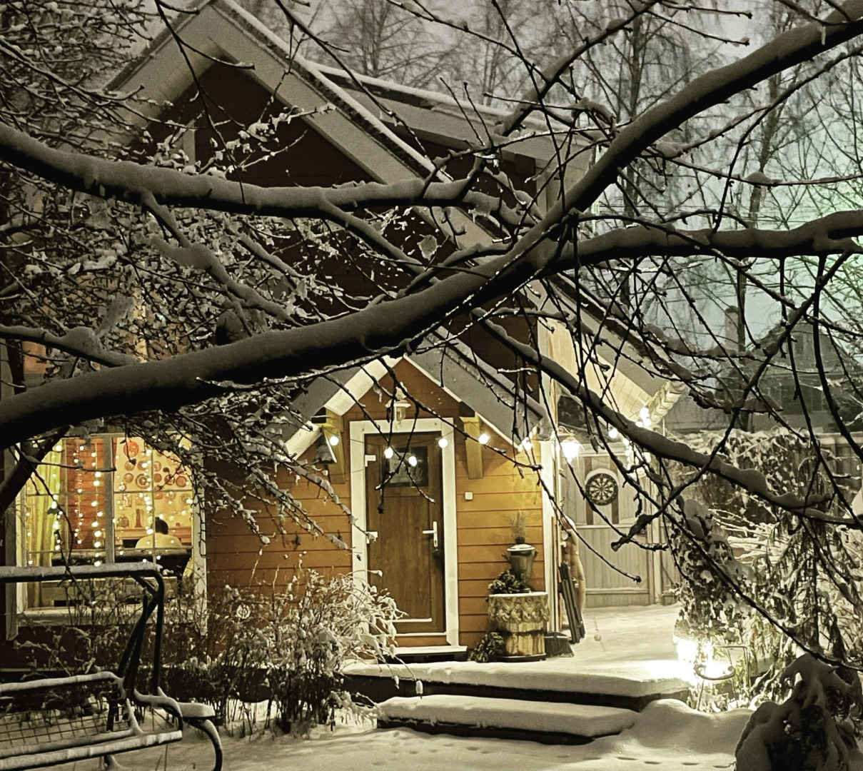 Гостевой дом с баней и камином