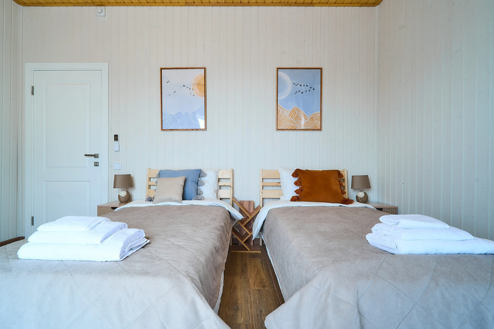 Частный дом Уютный дом с баней, чаном и барбекю у реки — для комфортного отдыха